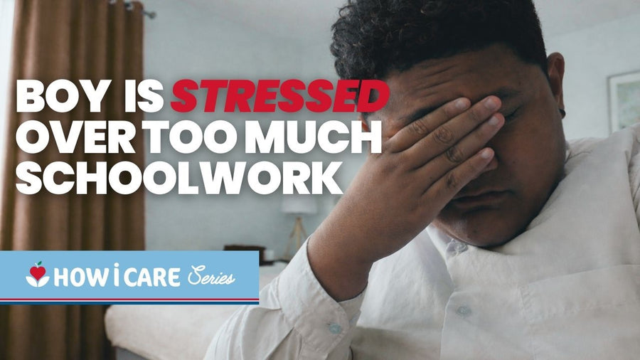 Boy Is Stressed Over Too Much Schoolwork | How I Care Series